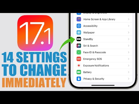 iOS 17.1 - 14 Settings You NEED to Change Immediately !