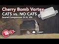 Cherry Bomb® Vortex - CATS vs NO CATS Sound Comparison - 5.3L Chevy