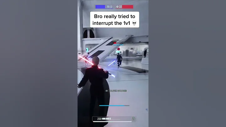 what happens when you interrupt the 1v1 🤩 #starwars #battlefront2 #fyp #edit #shorts