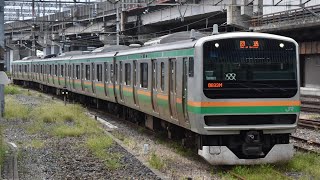 回8633M E231系 U118編成OM入場回送 大宮駅入線・発車