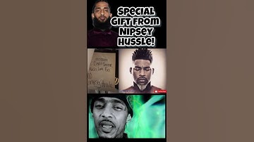 Special Gift From Nipsey Hussle#davidbanner#nipseyhussle#thegodbox#themarathoncontinues#victorylap