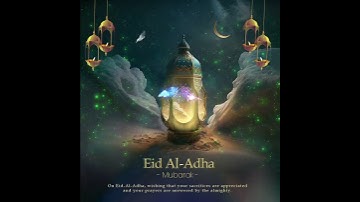 Eid Al - Adha eid Mubarak video template for free