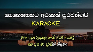 Senehasakata Aruthak | Karaoke | Without Voice | Asanka Priyamantha Pieris   | Gee LK