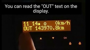 VDO Siemens out of scope mode - How to switch on and off.