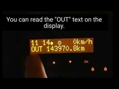 VDO Siemens out of scope mode - How to switch on and off.