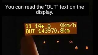 VDO Siemens out of scope mode - How to switch on and off.