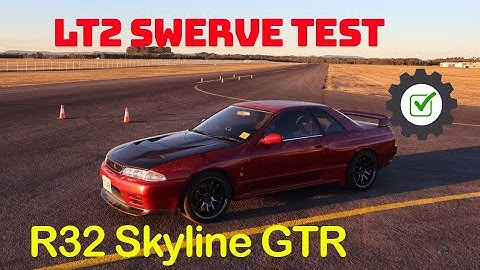 R32 GTR LT2 swerve test