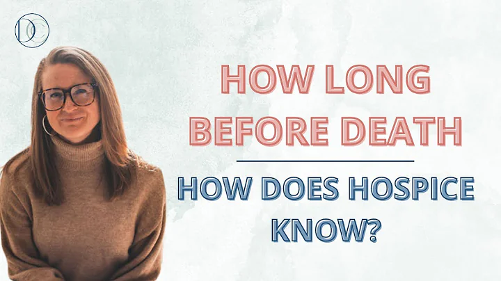 How long before death? How does hospice know? #endoflife
