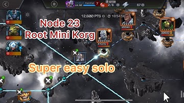 Korg on root node 23, easy easy solo