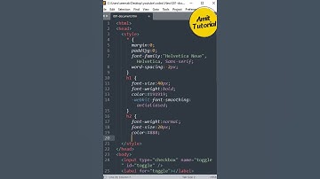 Slide Down Toggle Using HTML & CSS #shortsfeed #shorts
