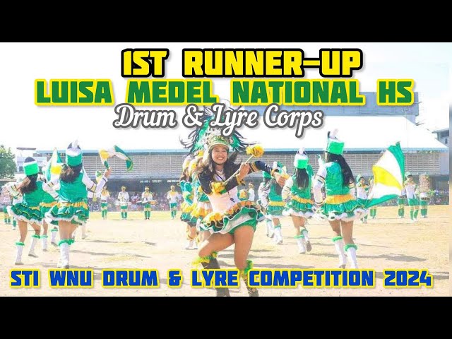 1st Runner-Up LUISA MEDEL NATIONAL HIGH SCHOOL DRUM & LYRE CORPS | STI WNU Drum & Lyre Comp class=
