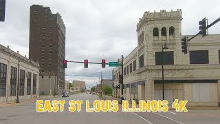 Is This City Dangerous, Or Is It Just.. Sad? (Or Both?) East St. Louis, Illinois 4K.