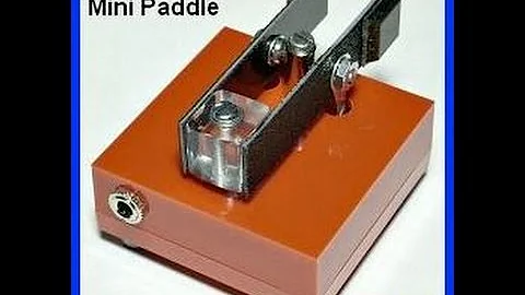 MK-44 Mini CW Paddle for QRP & Portable Operating!