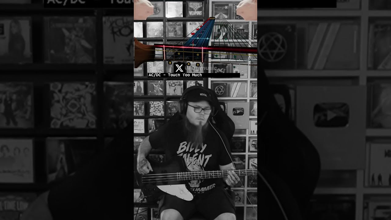 [⚡] Rocksmith Bass – Touch Too Much (AC/DC) | Kick Live! | 