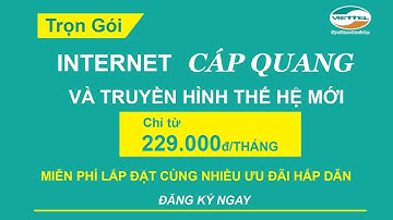 Lắp mạng Internet Viettel trọn gói, tặng modem wifi miễn phí, miễn phí lắp đặt
