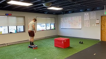 Depth drop/lateral bound-box jump