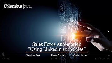Dynamics 365 for Sales Webinar Using Linkedin with Sales