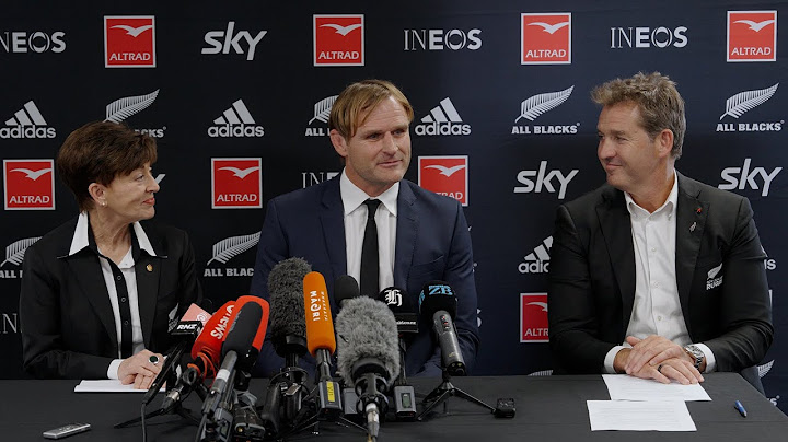 PRESS CONFERENCE | Scott Robertson appointed All Blacks Head Coach from 2024
