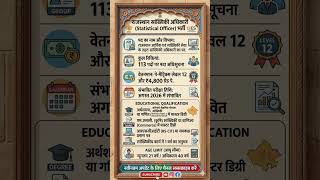 RPSC Statistical Officer Exam Date 30 Aug 26 #rpsc #statisticalassistant #commercestudents