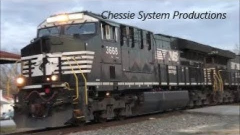 [NS] 3668 ET44AC,3659 ET44AAC & 9143 D9-40CW Leads NS 349-01 WB Departing Selma NC