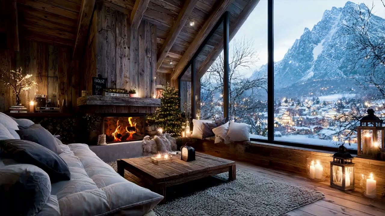 Christmas Forest Retreat 🎄 Calm Festive Music & Snowy Cabin Night 2026
