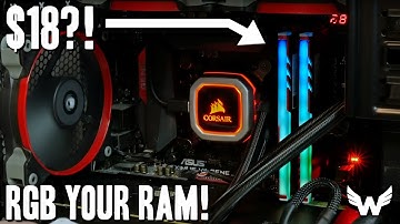 Cheaply Convert NON-RGB RAM to RGB!