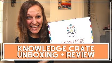 SEE INSIDE OUR FAVORITE HANDS ON LEARNING SUBSCRIPTION BOX || Knowledge Crate Review