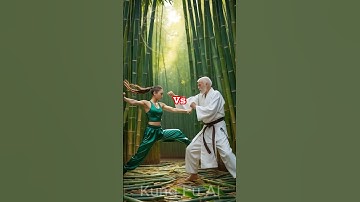 Tools ai kung fu master vs beautiful girl 32#kungfu #kungfukids #kungfumaster #kungfupanda #kungfuai