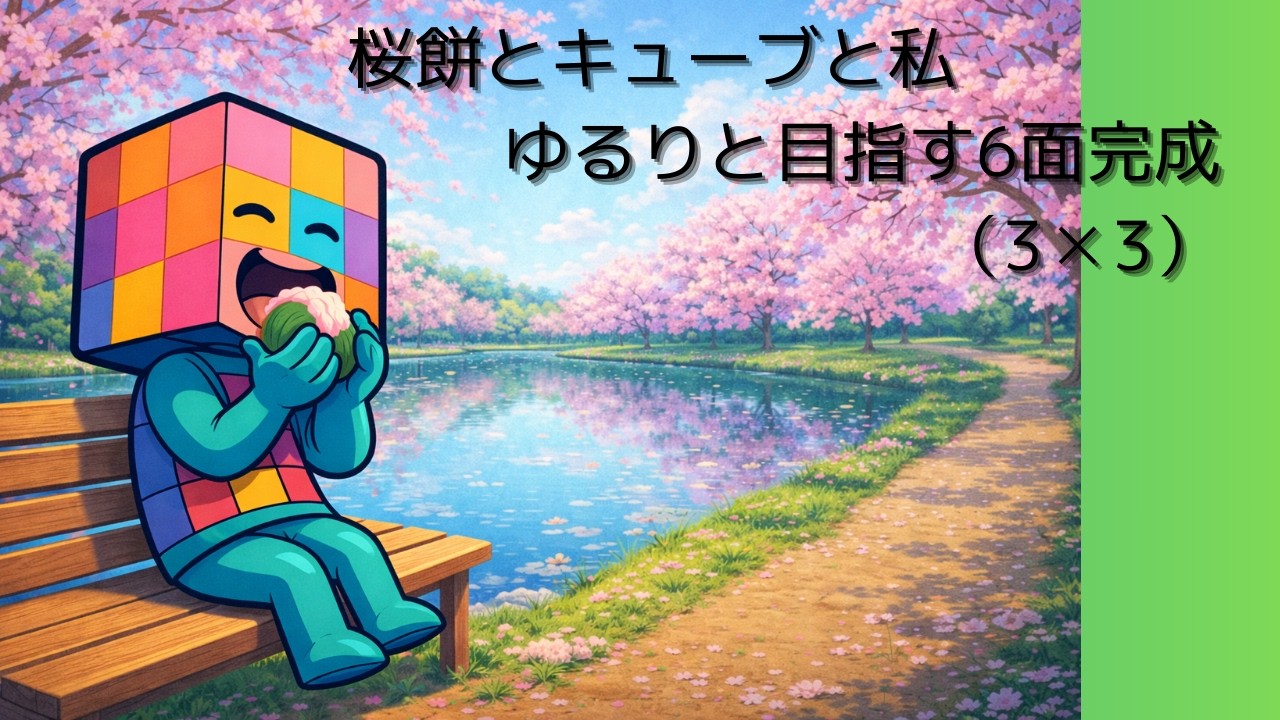 「ルービックキューブ6面完成（3✕3）までの手順を解説」１１０