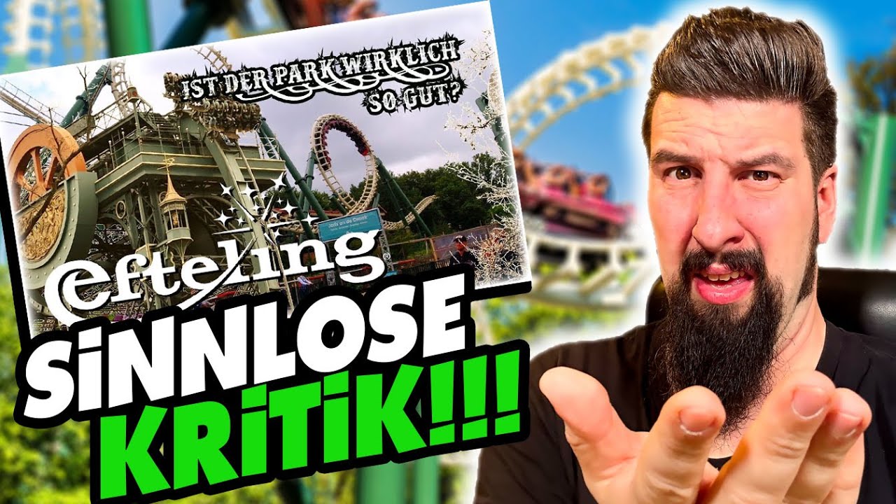 SINNLOSE FREIZEITPARK KRITIK!!! | REAKTION auf EFTELING - Toller Park, ABER viele MACKEN!