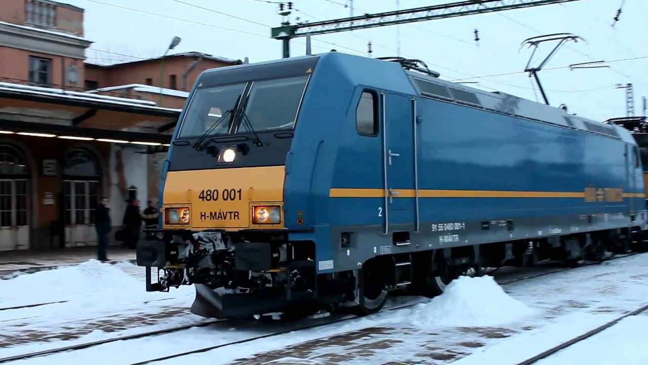 480 001 - Traxx mozdony indul Békéscsabáról az Ister EN vonattal