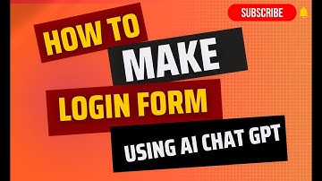 HTML CSS Login Forms with AI Chat | login form kaise banaye?