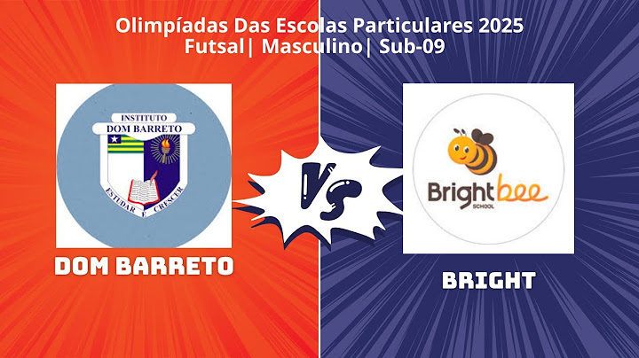 Dom Barreto X Bright - Ao Vivo - Final - Futsal - Masculino - Sub-09 | Olimpíadas Das Escolas