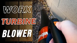 WORX WG520 12 Amp TURBINE 600 Electric Leaf Blower Corded Turbine Blower  Unboxing and 1st Test