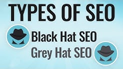 Types of SEO in 2019 | Black Hat SEO | Grey Hat SEO | SEO Tutorial 2019