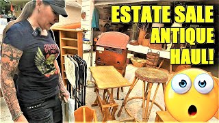 Ep517:  AMAZING ANTIQUE HAUL AT THIS HUGE ESTATE SALE!!!