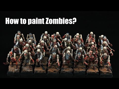 How to paint Zombies? Warhammer Old World Fantasy Battle Vampire Counts WargamingZone