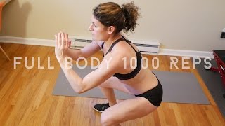 1000 Rep Full Body Challenge