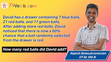 PiVerb.com| Class 7 & 8 | Probability Question | NMTC Sub Junior | AMC 8