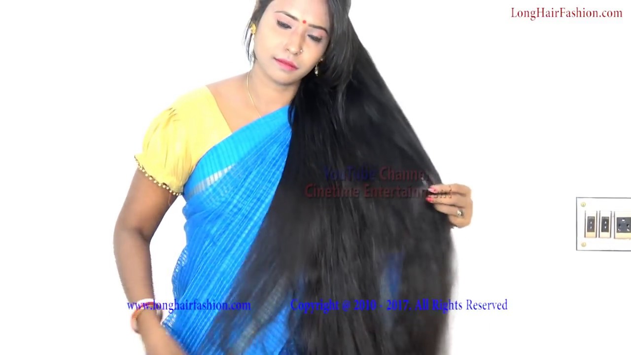 House Wife Love with Her Lustrous Loose Long Hair - YouTube