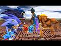 RESCUE SONIC BABY AND A LEGENDARY BATTLE ERUPTS BETWEEN FORCES IN THE GREAT MAZE IN | Garry's Mod!