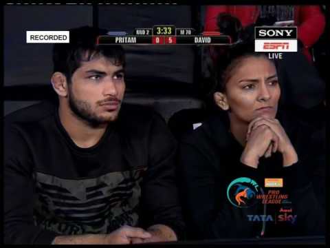 PWL 2017: Pritam VS David Tlashadze 13th Jan | Mumbai Maharathi Vs Colors Delhi Sultans