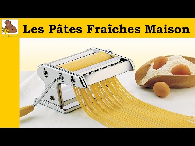 Recette - Pâte à pâtes fraîches en vidéo 