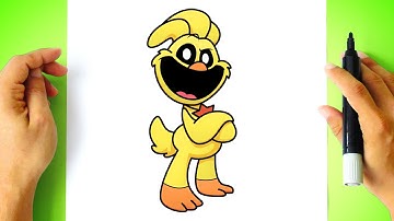 How to DRAW KICKIN CHICKEN - Smiling Critters - [ Drawing POPPY PLAYTIME Characters ]