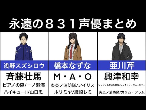 【永遠の831】声優まとめ