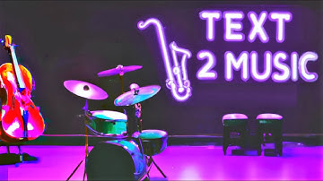 Instant Free AI Music Generation! Convert Text to Music