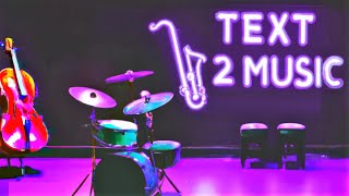 Instant Free AI Music Generation! Convert Text to Music