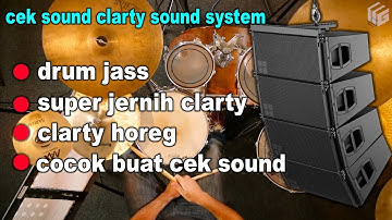 MUSIC SOUND CHECK REGE DRUM JASS SUITABLE FOR SOUND CLART CHECK
