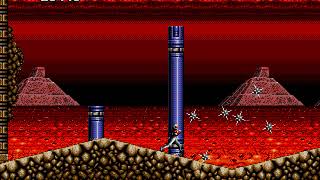 Sega Genesis Atomic Runner Level 1 Perfect Run (no deaths)