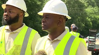 Birmingham Water Works discussing water main break causing outage to thousands in Jefferson County